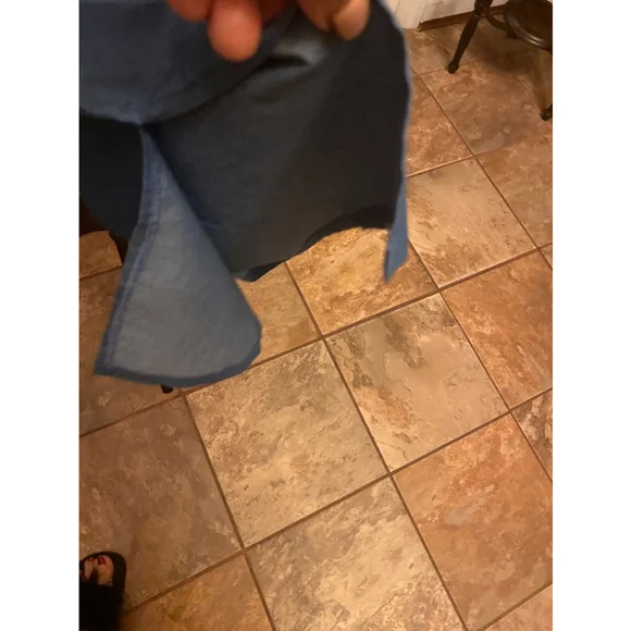 NY COLLECTION CHAMBRAY DENIM BUTTON DOWN DRESS SIZE 1X - Picture 4 of 6